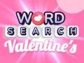 Spēle Vārdu meklēšana Valentīna diena  online