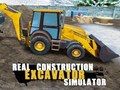 Spēle Īsts celtniecības ekskavatora simulators  online