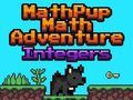 Spēle MathPup Math Adventure veseli skaitļi  online
