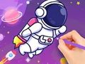 Spēle Krāsojamā grāmata: Astronauts  online