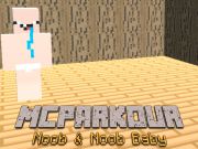 Spēle MC Parkour Noob un Noob Baby online