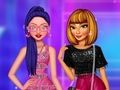 Spēle Bffs melnā un rozā fashionista online