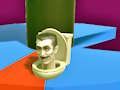 Spēle Skibidi tualetes Helix 3D  online