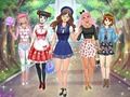 Spēle Vidusskolas anime saģērbt  online