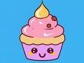 Spēle Krāsojamā grāmata: Cupcake  online