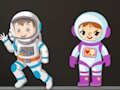 Spēle Galactic Quest-Find astronauts Glens  online
