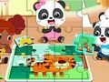 Spēle Puzle: Baby Panda Spēlējiet finierzāģi  online