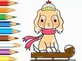 Spēle Krāsojamā grāmata: Suns-Jādes-Kamanas  online