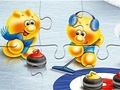 Spēle Puzle: Gelini hokejs  online