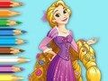 Spēle Krāsojamā grāmata: Princese Rapunzel  online