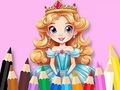 Spēle Krāsojamā grāmata: ziedu princese  online