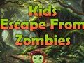 Spēle Bērni bēg no zombijiem  online