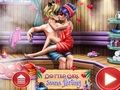 Spēle Punktota meitene pirts flirts  online