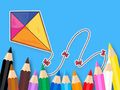 Spēle Krāsojamā grāmata: Bowknot Kite  online