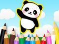 Spēle Krāsojamā grāmata: Jaukā Panda  online