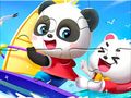 Spēle Puzle: Mazā panda burāšana online Spēle Puzle: Mazā panda burāšana online