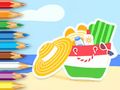 Spēle Krāsojamā grāmata: Summer Beach Gear  online