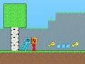 Spēle Uguns un ūdens Stickman online Spēle Uguns un ūdens Stickman online