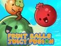 Spēle Augļu bumbiņas: Juicy Fusion  online