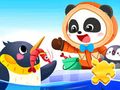 Spēle Puzle: Baby Panda Antarktikas tūre  online