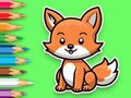 Spēle Krāsojamā grāmata: Baby Fox  online