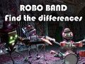 Spēle Robot Band — atrodiet atšķirības  online