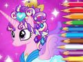 Spēle Krāsojamā grāmata: Poniju princese  online