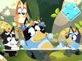 Spēle Puzle: Bluey Pool Spa online Spēle Puzle: Bluey Pool Spa online
