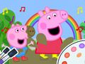 Spēle Krāsojamā grāmata: Smieklīga cūka Peppa  online