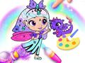 Spēle Krāsojamā grāmata: Spīdīgā princese  online
