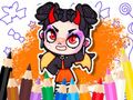 Spēle Krāsojamā grāmata: Avatar World Cute Devil online Spēle Krāsojamā grāmata: Avatar World Cute Devil online