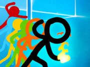 Spēle Stickman vs zombies: episkā cīņa  online