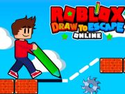 Spēle Roblox Draw, lai aizbēgtu tiešsaistē  online