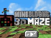 Spēle MineBlocks 3D labirints  online