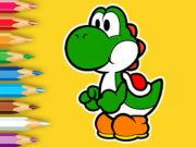 Spēle Krāsojamā grāmata: Yoshi zvejas diena  online