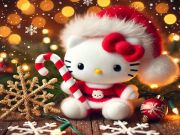 Spēle Hello Kitty Ziemassvētku mīkla  online