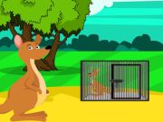 Spēle Sarkanā ķengura mazuļa glābšana no būra  online