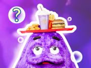Spēle Bērnu viktorīna: Grimace Shake nieki online Spēle Bērnu viktorīna: Grimace Shake nieki online