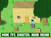 Spēle Mīnu FPS šāvēja: Noob Arena  online