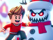 Spēle Puzle: Roblox Snowball Battle  online