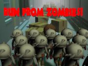 Spēle Skrien no zombijiem!  online