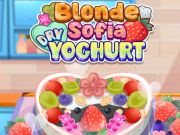 Spēle Blondīne Sofija: sausa jogurts  online