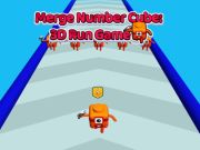 Spēle Apvienot numuru Cube 3D skrējiena spēle  online