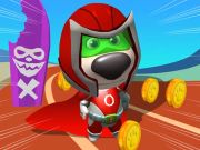 Spēle Super Dog Hero Dash online Spēle Super Dog Hero Dash online