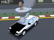 Spēle Skibidi tualetes sacīkšu multiplayer  online