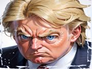Spēle Smieklīgi sejas kari Trump vs Kim  online