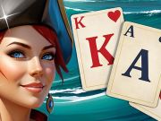 Spēle Solitaire Klondike Treasure Island online