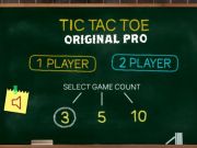 Spēle Tic tac toe oriģināls pro  online