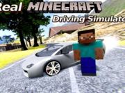 Spēle Īsts minecraft braukšanas simulators  online