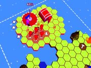 Spēle Flīžu heksa pasaule: sarkana vs zila  online
